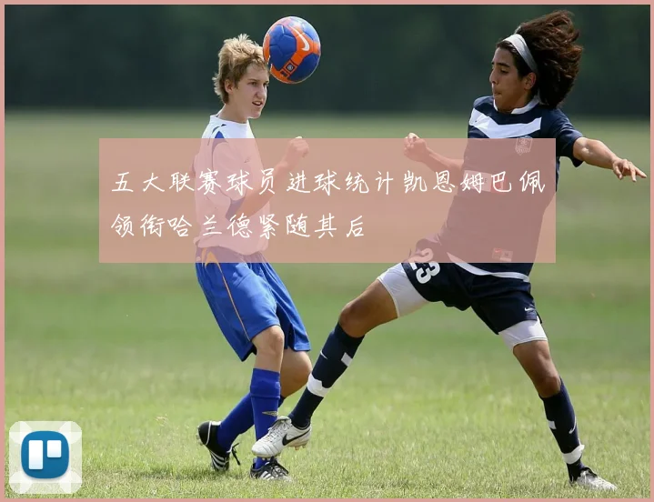 五大联赛球员进球统计凯恩姆巴佩领衔哈兰德紧随其后